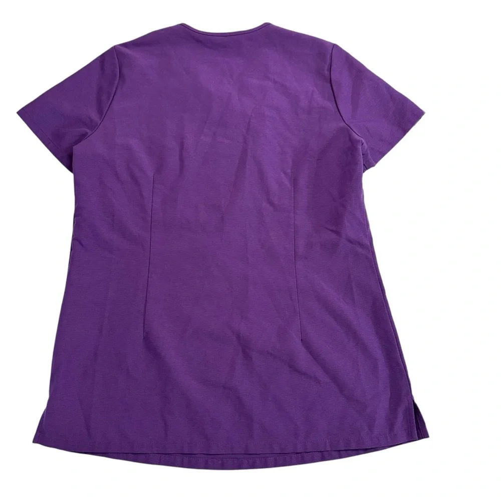 FIGS Purple Women’s Scrub Top Short Sleeve V-Neck XS
